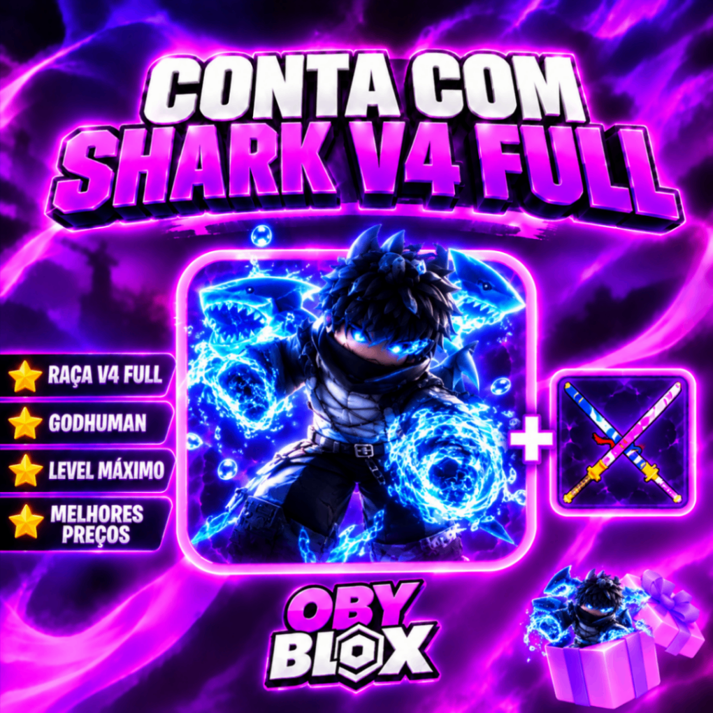 SHARK FULL V4 + CDK + 💪 GODHUMAN + LEVEL MÁXIMO