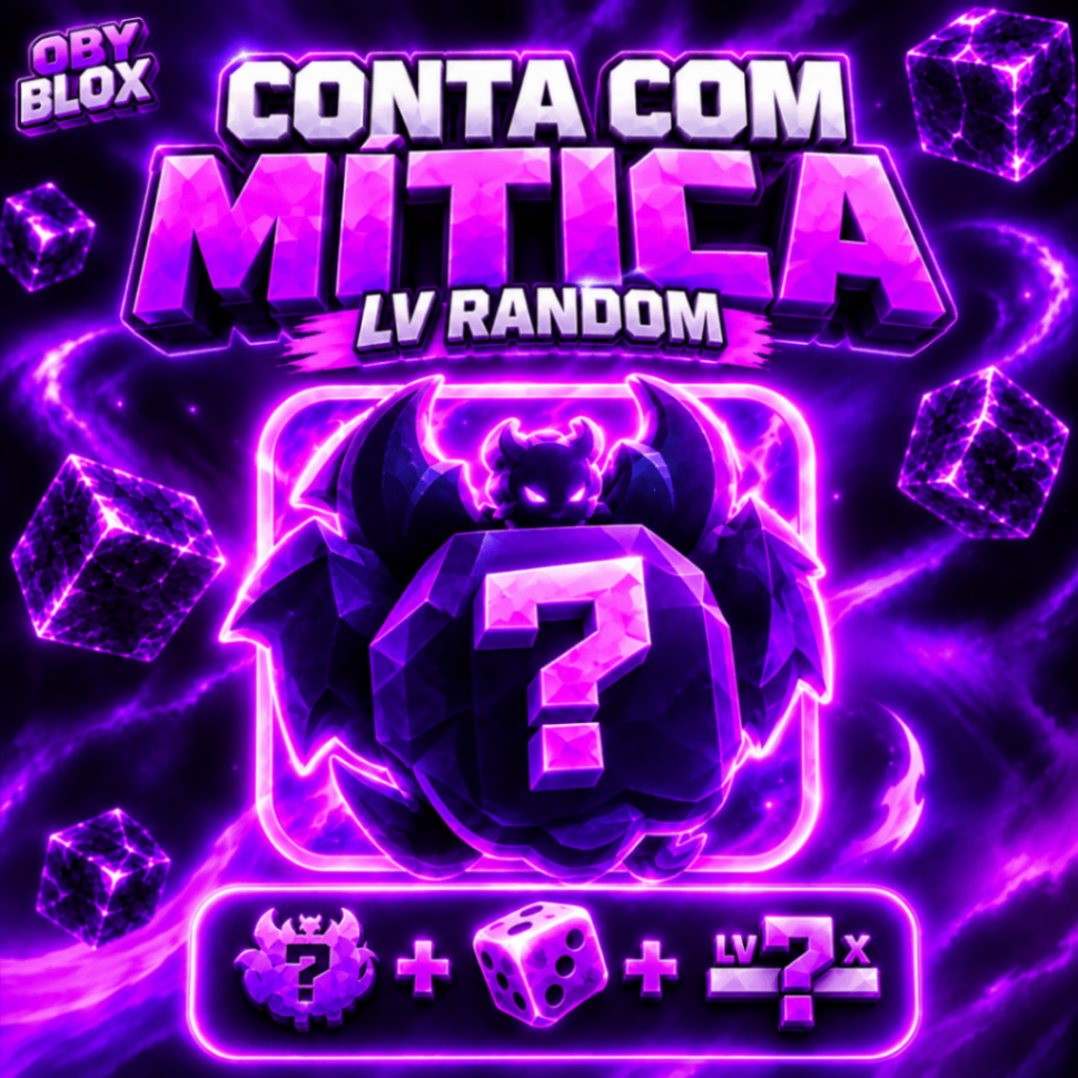 1 FRUTA MÍTICA INVENTÁRIO + LEVEL ALEATÓRIO